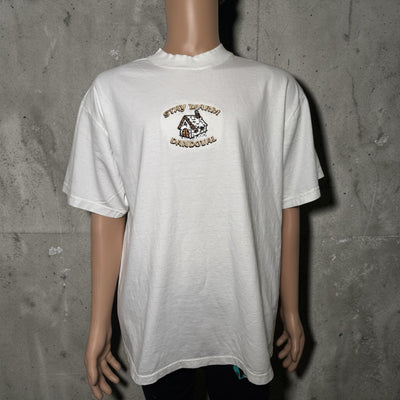 Camiseta extragrande bordada STAY WARM