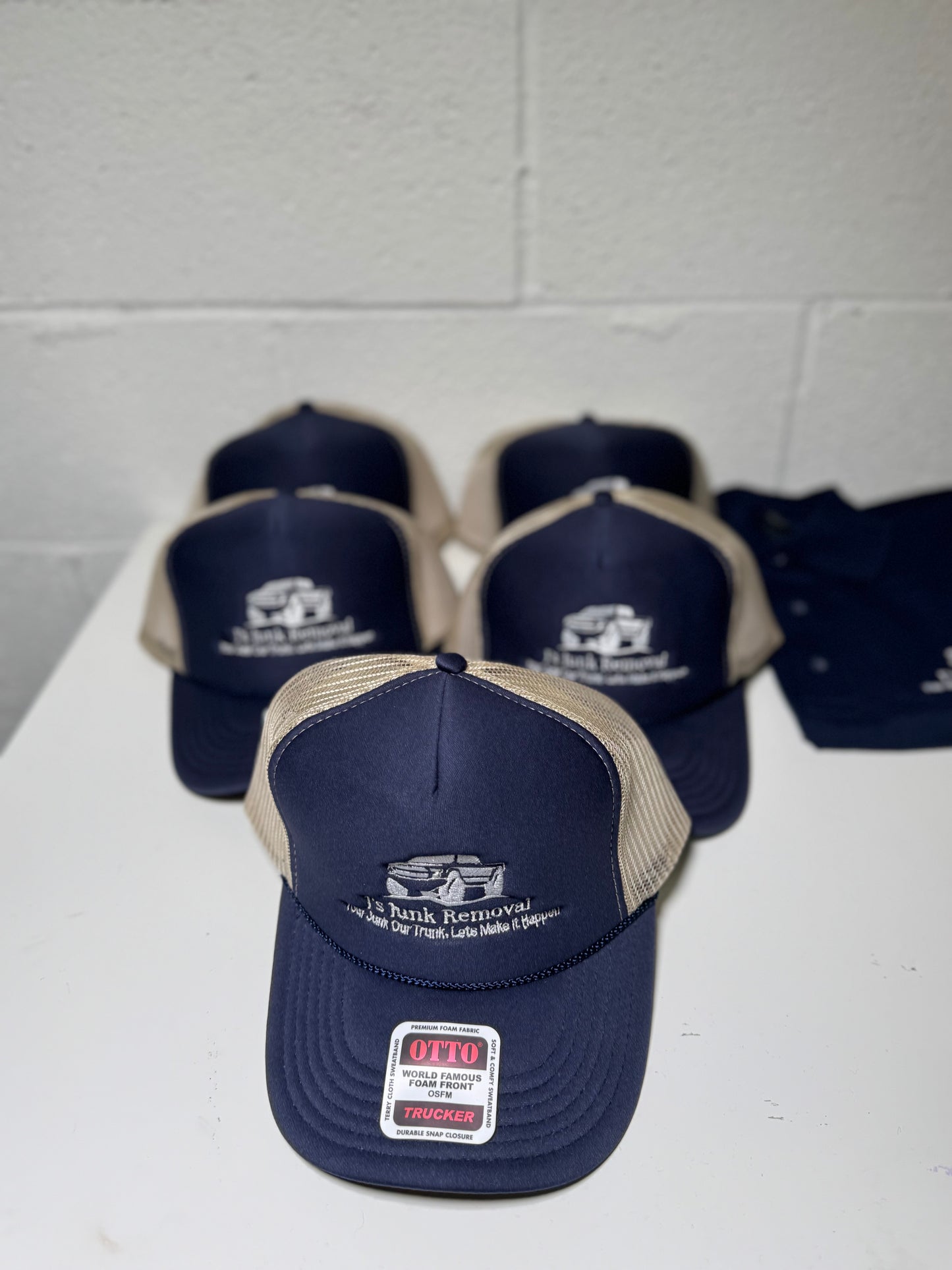 Gorra de camionero de espuma – Bordada (Otto 39-165)