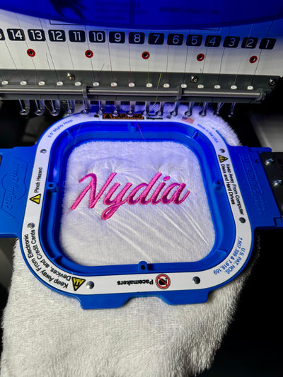 Custom Embroidered 11" × 17" Cotton Towels | Salon, Spa, Gym & Business