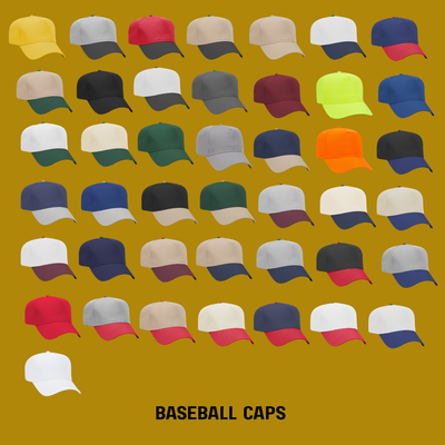 Gorra de béisbol OTTO CAP de 5 paneles y perfil medio – Impresión a todo color (Otto Cap 31-069)
