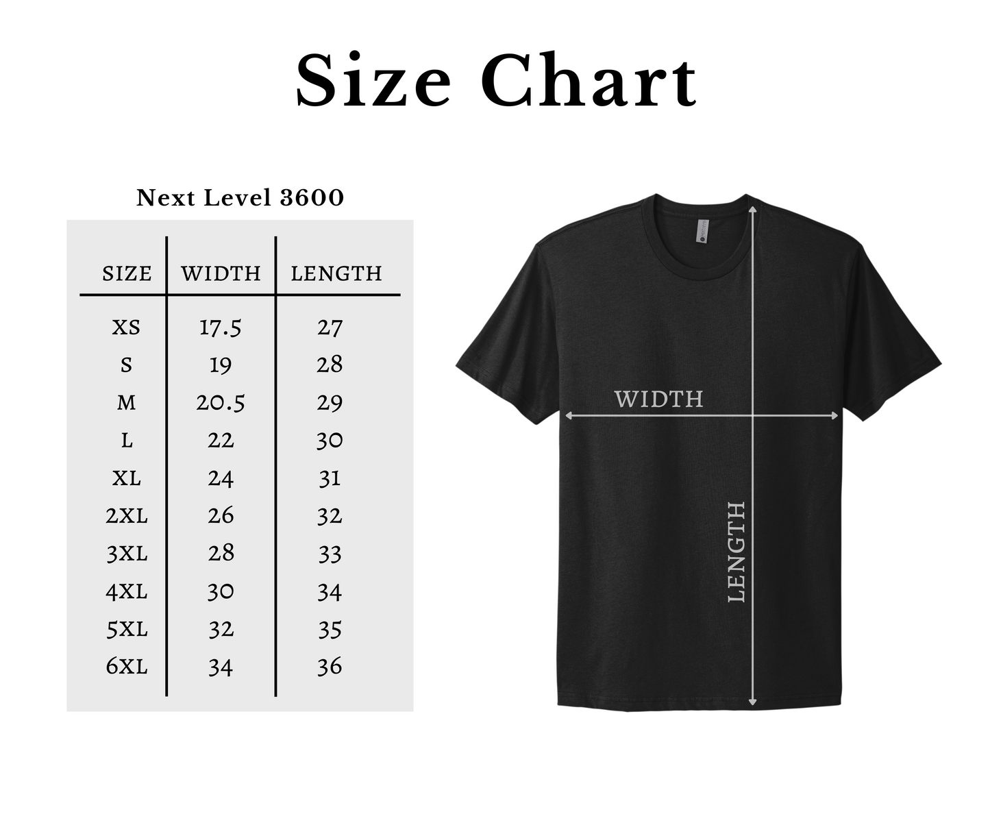 Next Level 3600 Unisex Cotton T-Shirt – Full Color Printing | Upload Your Logo