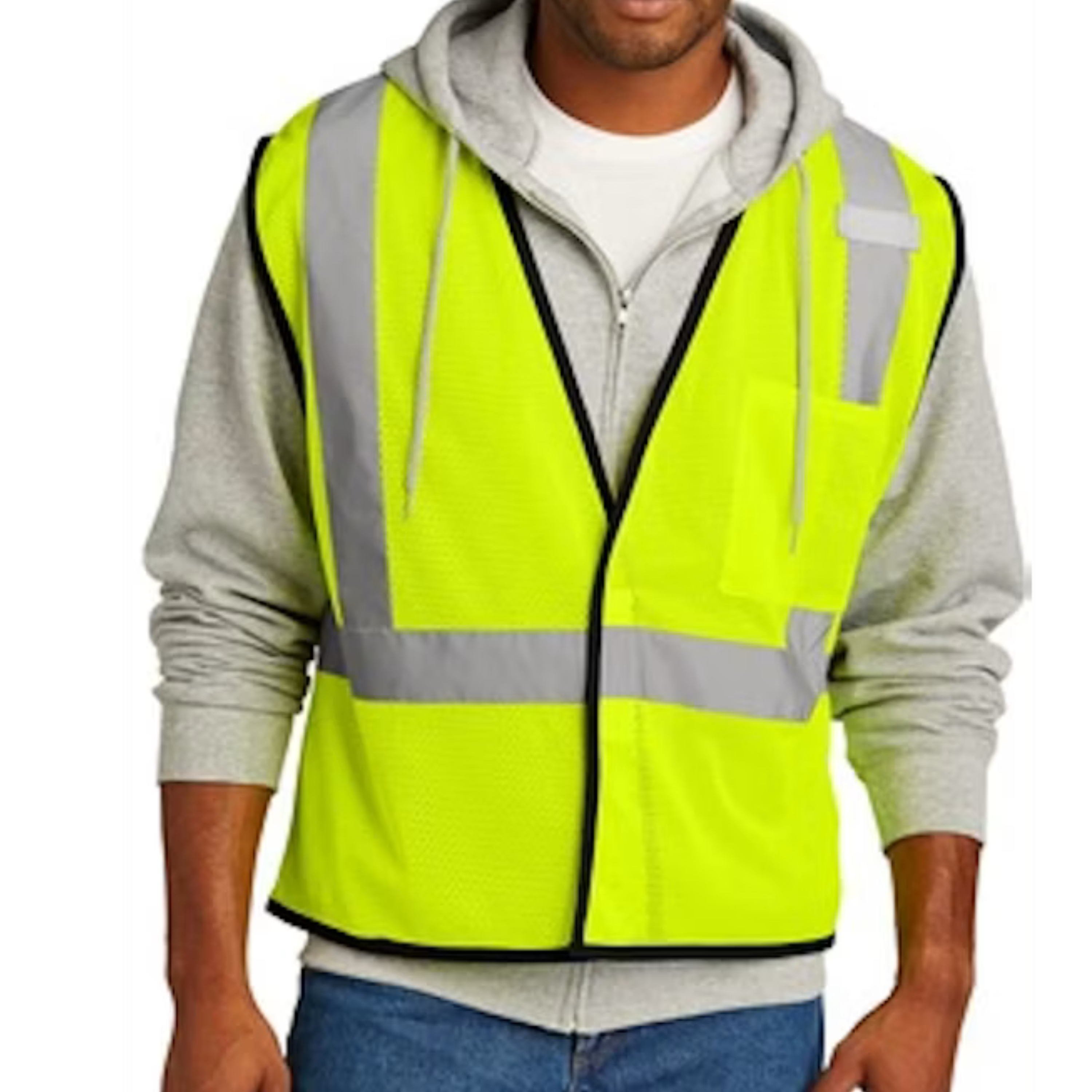 Custom Printed CornerStone CSV100 ANSI Class 2 Safety Vest – Upload Your Logo