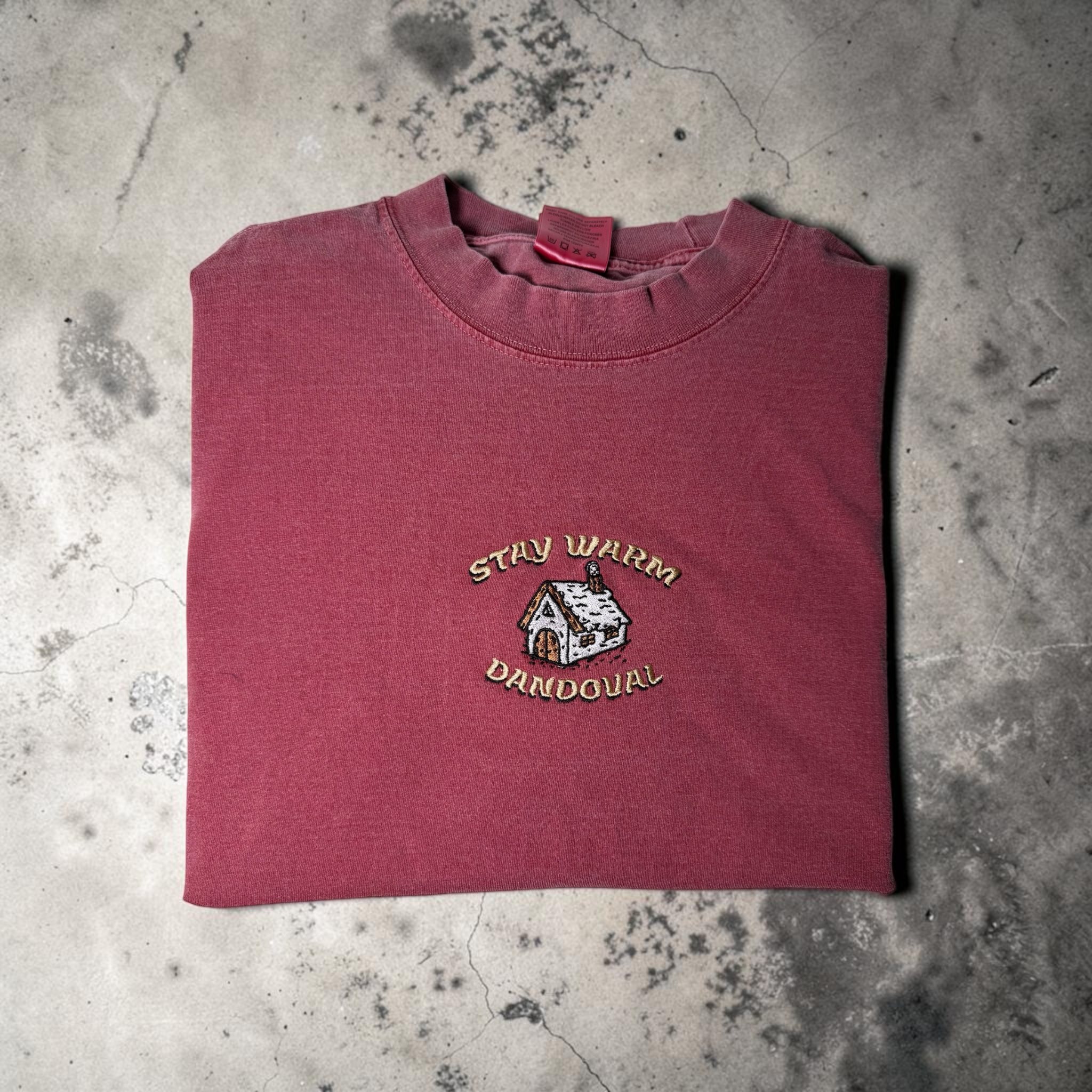 Custom Embroidered Shaka Wear SHGD Garment-Dyed Heavyweight T-Shirt – Upload Your Logo