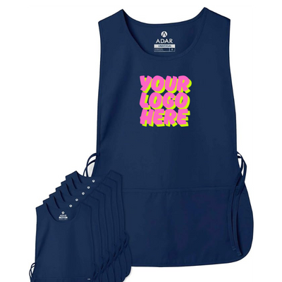 Custom Embroidered Bib Apron | Upload Your Logo
