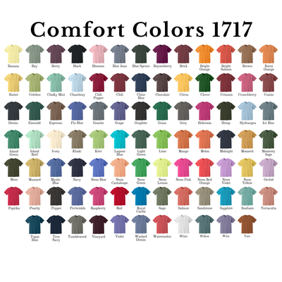 Custom Printed Comfort Colors C1717 Heavyweight T-Shirt – Upload Your Logo