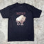 Black long-sleeve shirt with 'Buffalo' text and graphic on a textured surface