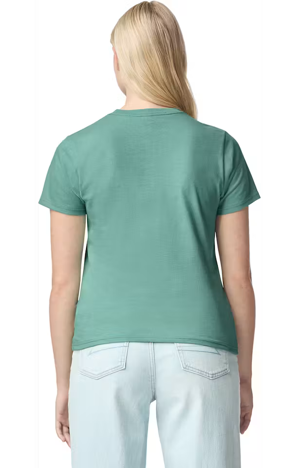 Custom Embroidered Gildan G500L Women's Heavy Cotton™ T-Shirt – Upload Your Logo