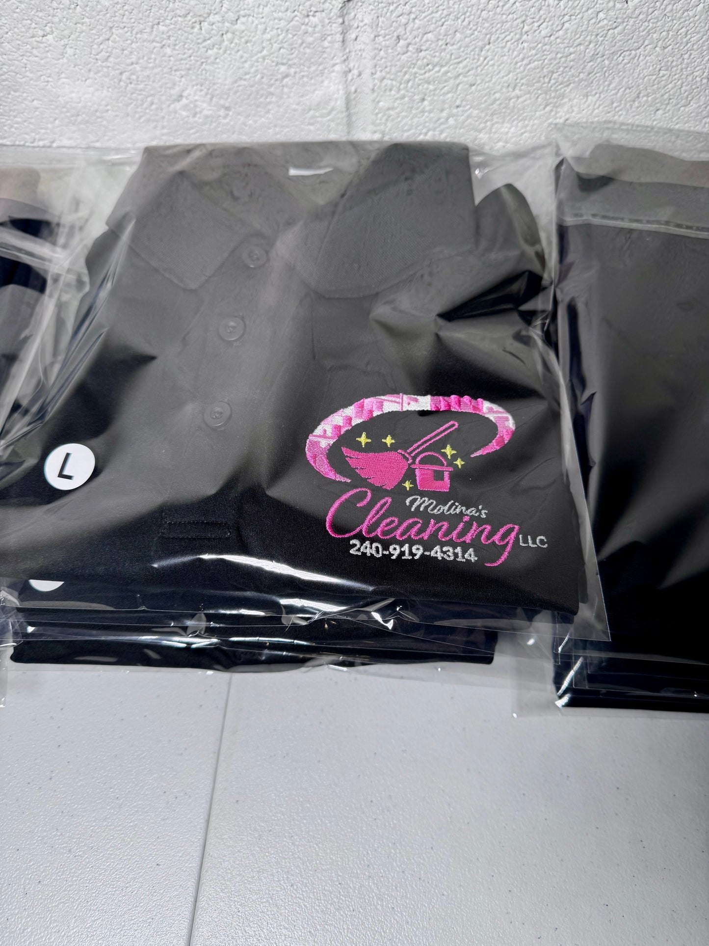 Cleaning Company Starter Bundle | 18 Embroidered Uniform Pieces