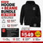 Custom Embroidered Hoodie + Beanie Bundle – 24 Piece Winter Package