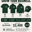 Business Growth Bundle – 100 Piece One-Color Embroidery Package