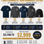 Complete Team Bundle – 125 Piece One-Color Embroidery Package