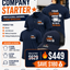 Moving Company Starter Package | 24 Custom Uniforms + Richardson Hats