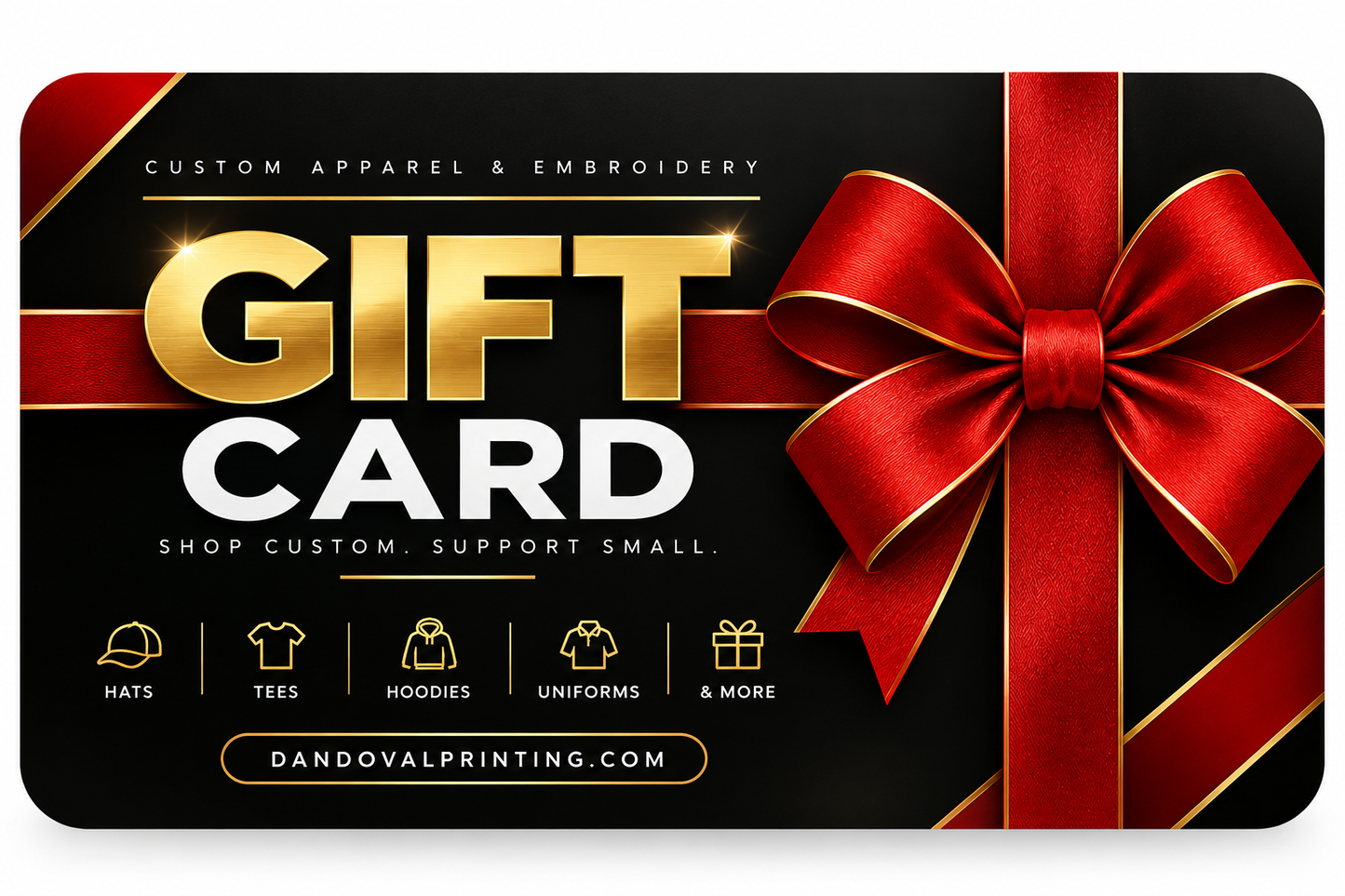 DANDOVALPRINTING.com Gift Card