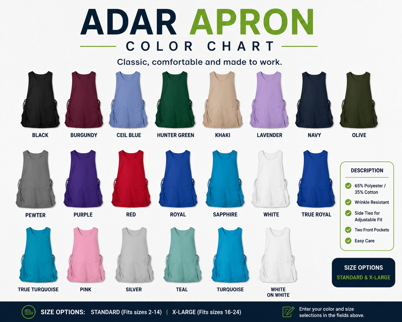 🧹 Cleaning Company Starter Bundle | 18-Piece Uniform Package | Embroidery + Custom Printing