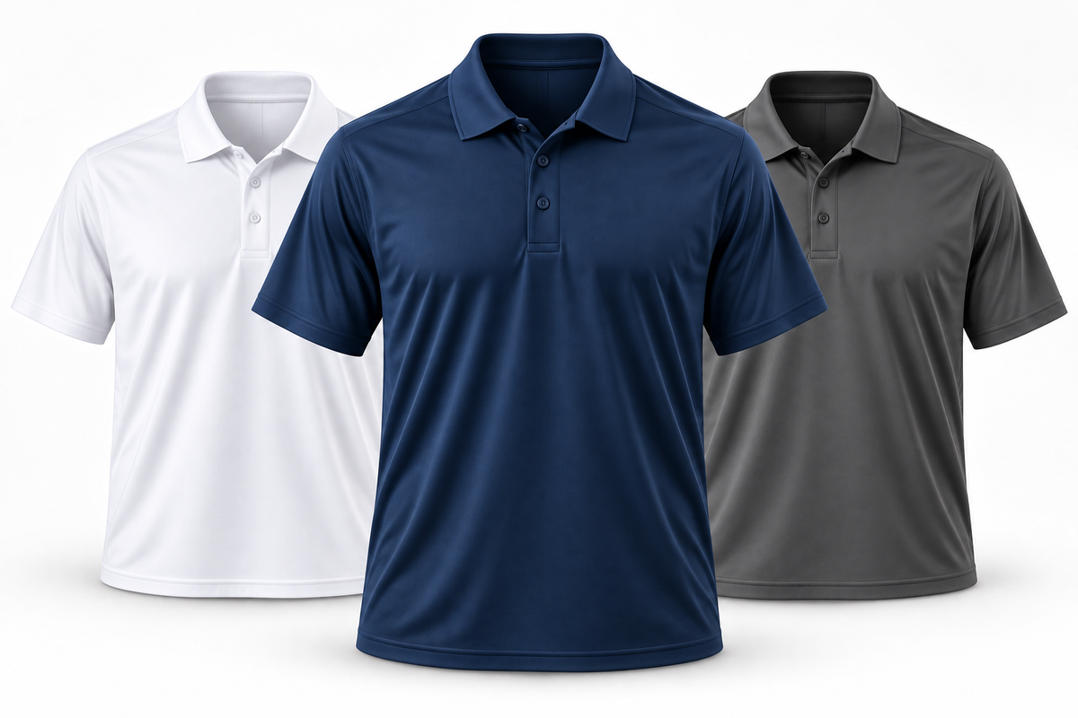 100% Polyester Polos