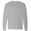 Gray long-sleeve shirt on a white background