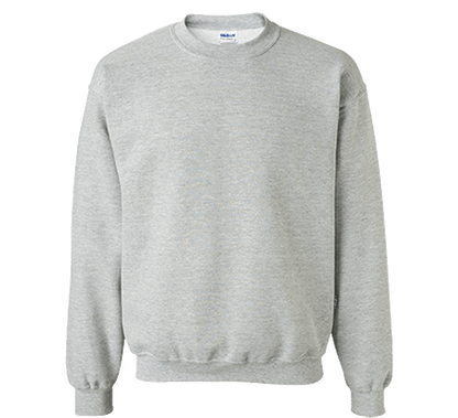 Gray sweatshirt on a white background