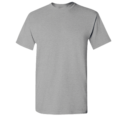 Plain gray t-shirt on a white background