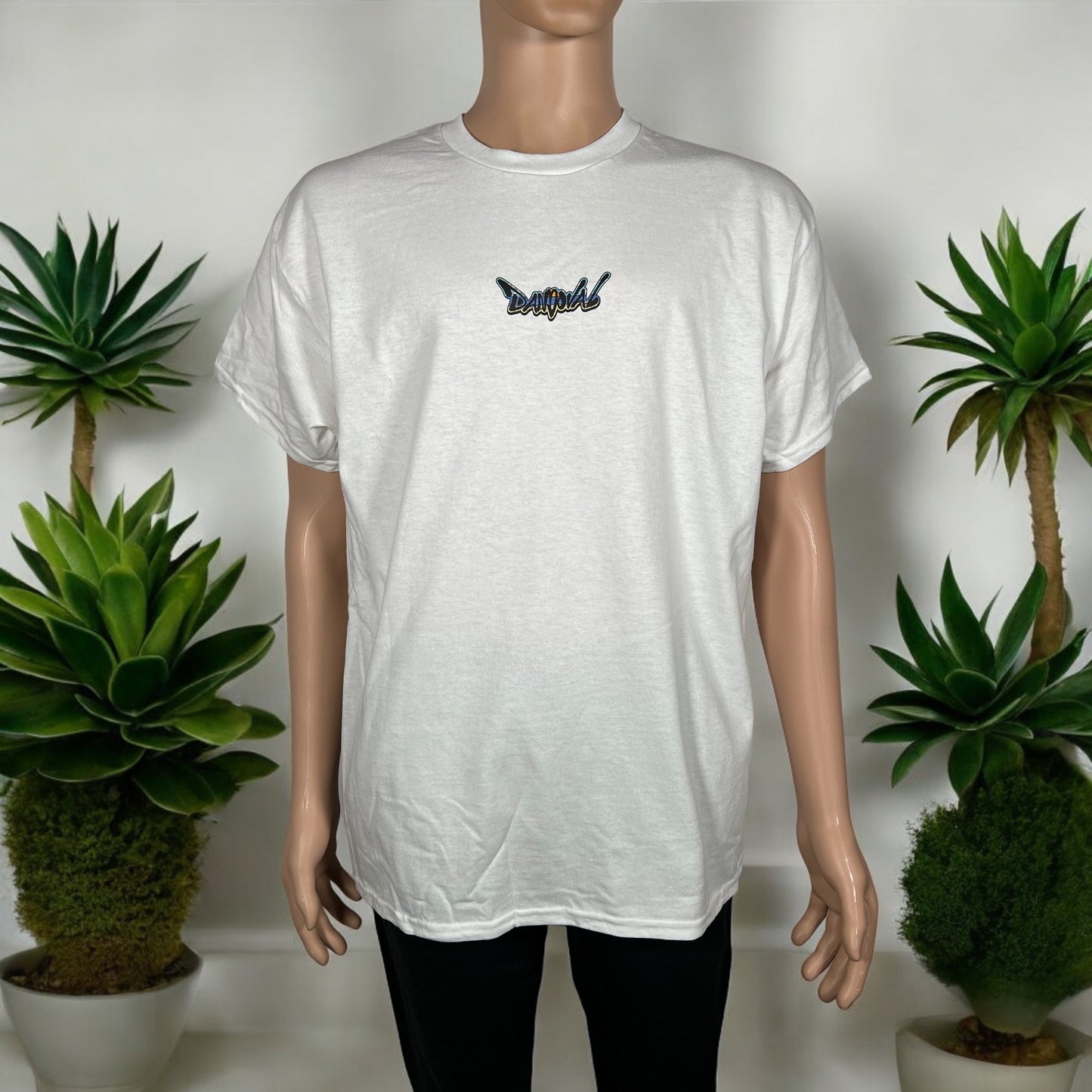 "DANDOVAL OG Logo T-Shirt in soft 4.3 oz. combed ringspun cotton, featuring a classic design and perfect fit, part of the $7.88 T-Shirt Club for premium comfort and style."