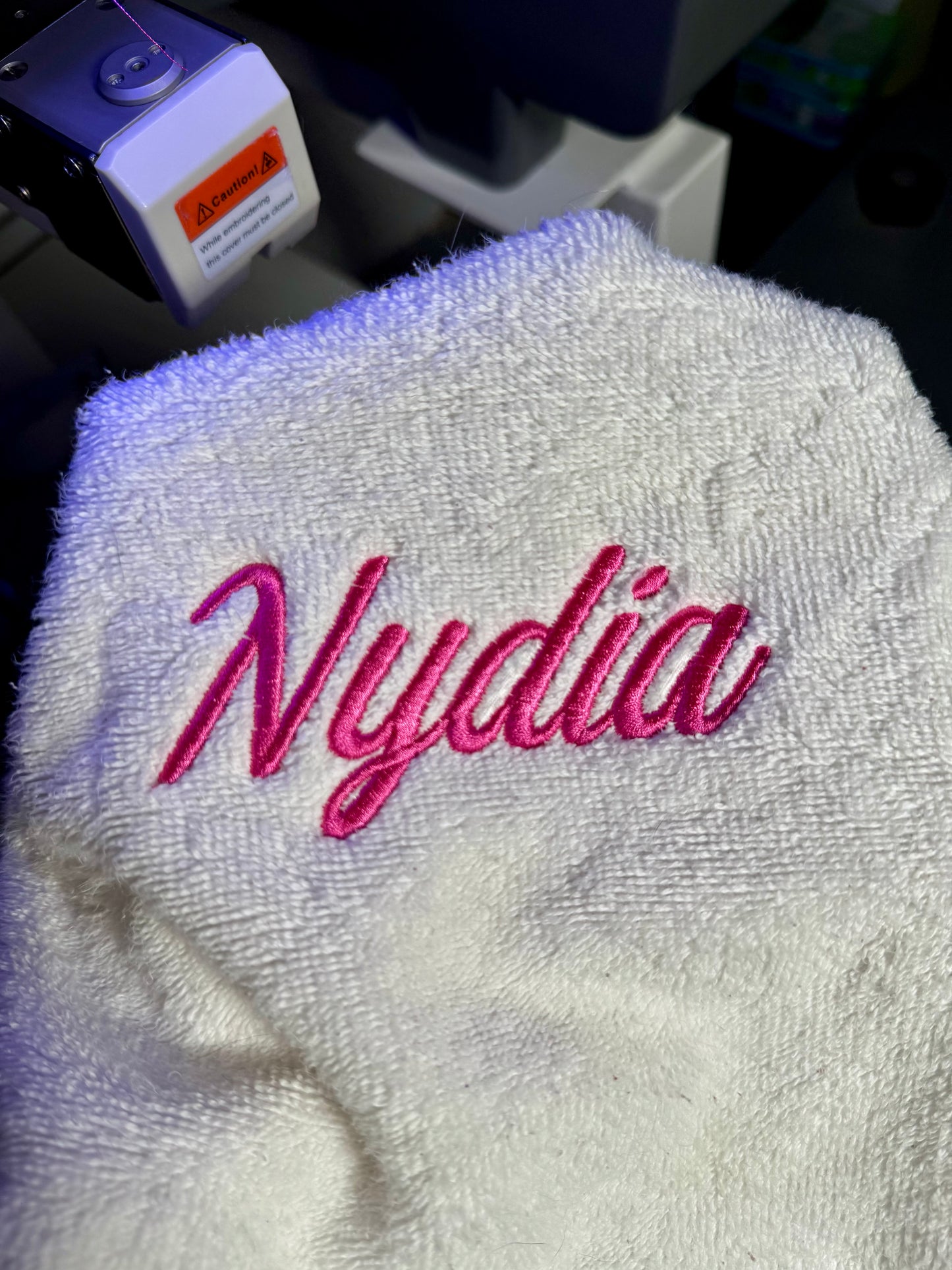 Custom Embroidered 11" × 17" Cotton Towels | Salon, Spa, Gym & Business