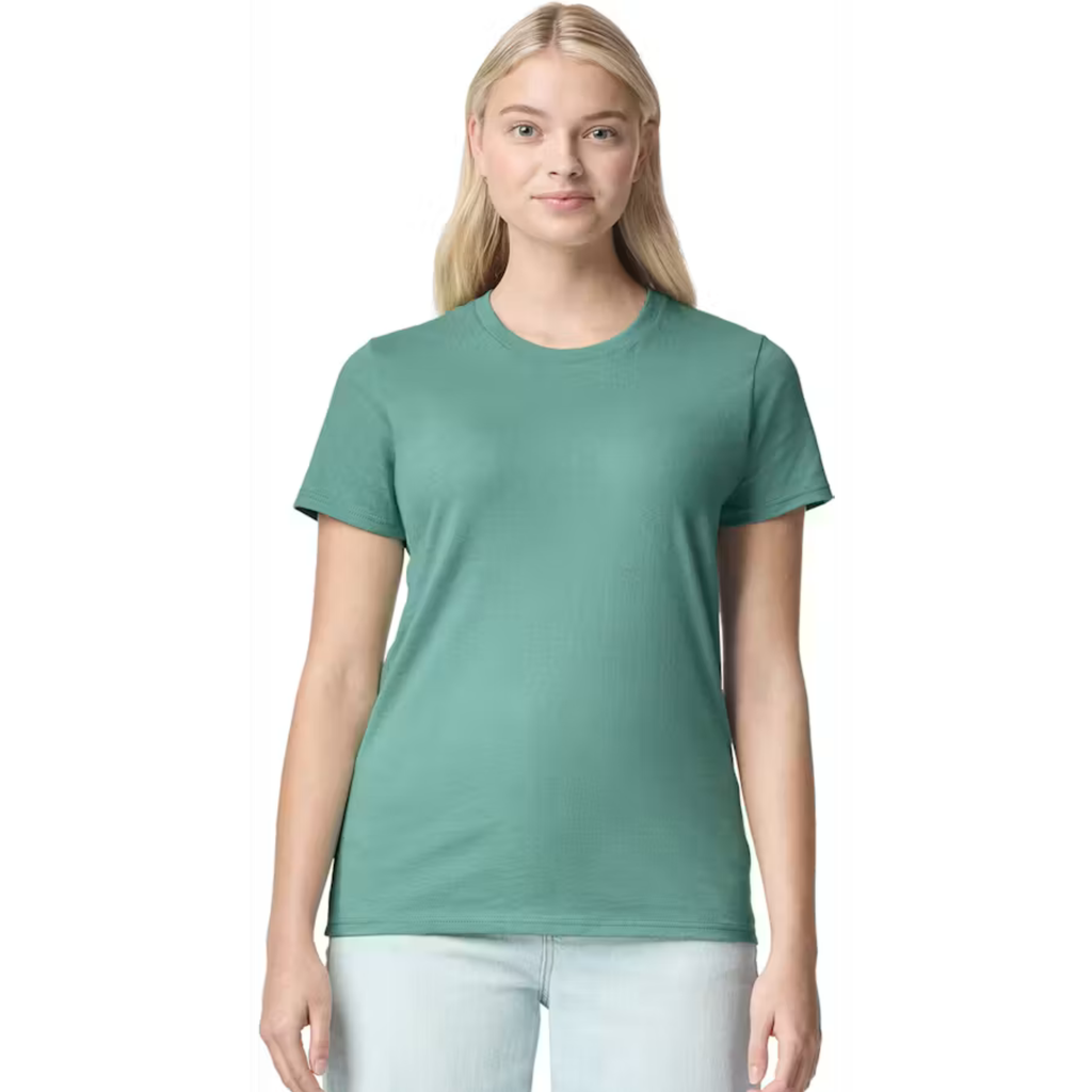 Custom Printed Gildan G500L Women's Heavy Cotton™ T-Shirt – Upload Your Logo