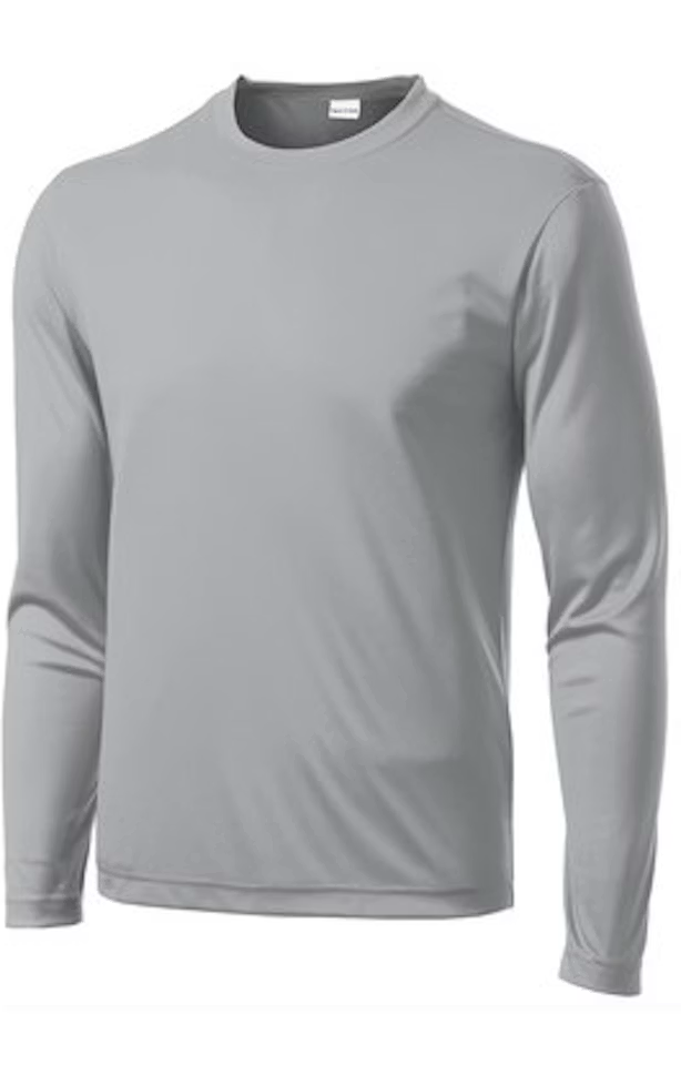 Camiseta de manga larga Sport-Tek ST350LS Dry Fit estampada personalizada – Sube tu logo