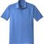 Blue polo shirt on a white background