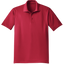 Red polo shirt on a white background