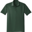 Green polo shirt on a white background