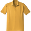Yellow polo shirt on a white background