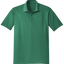Green polo shirt on a white background