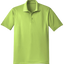 Green polo shirt on a white background