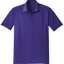 Purple polo shirt on a white background