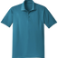 Blue polo shirt on a white background