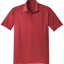 Red polo shirt on a white background