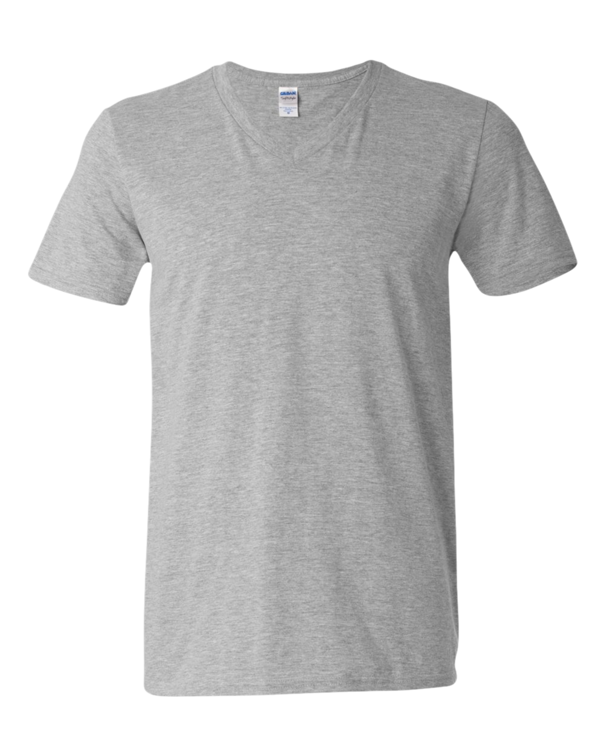 Custom Printed Gildan G64V Softstyle® V-Neck T-Shirt – Upload Your Logo