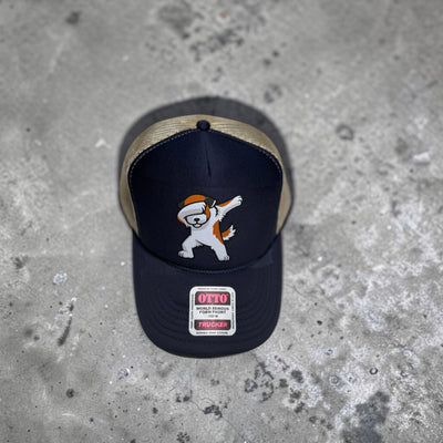 Gorra de camionero con perro bailarín: gorra de malla para amantes de las mascotas