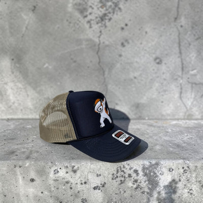 Gorra de camionero con perro bailarín: gorra de malla para amantes de las mascotas