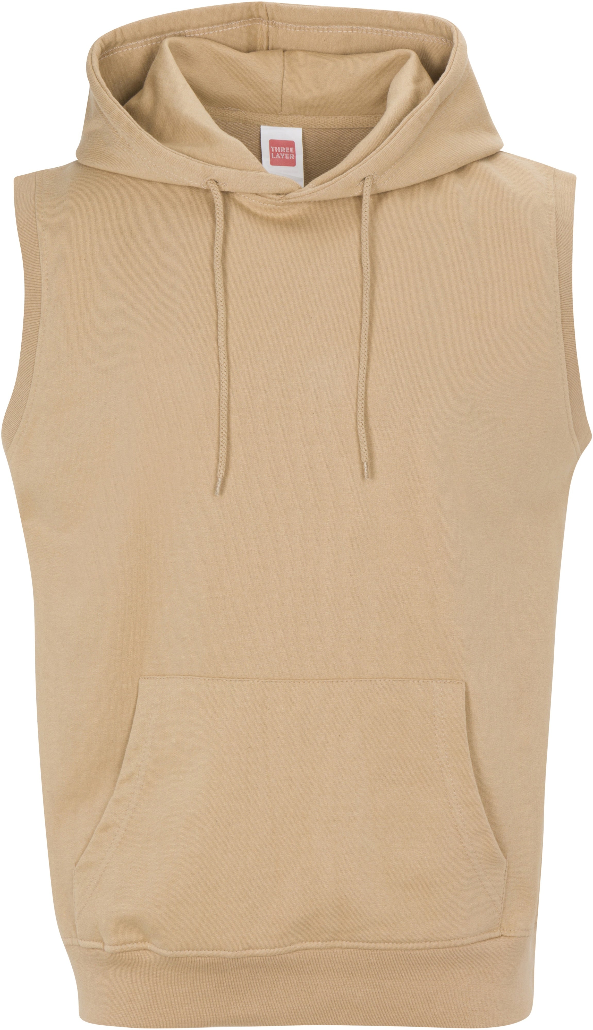 Custom Printed Sleeveless Hoodie 3130 French Terry – Upload Your Logo
